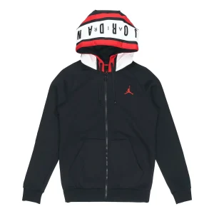 Air Jordan Sports Casual Hooded Jacket Black BQ5650-010