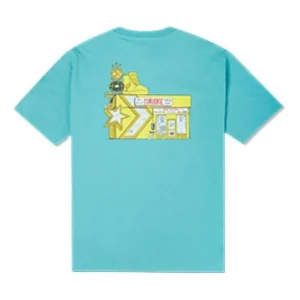 Converse Sneaker Store T-Shirt Asia Sizing 'Lake Green' 10023258-A03