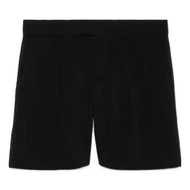 (WMNS) Gucci Wool Jersey Short 'Black' 770175-ZAONS-1000