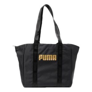 PUMA Core Base Large Shopper Bag 'Black Gold' 076947-01
