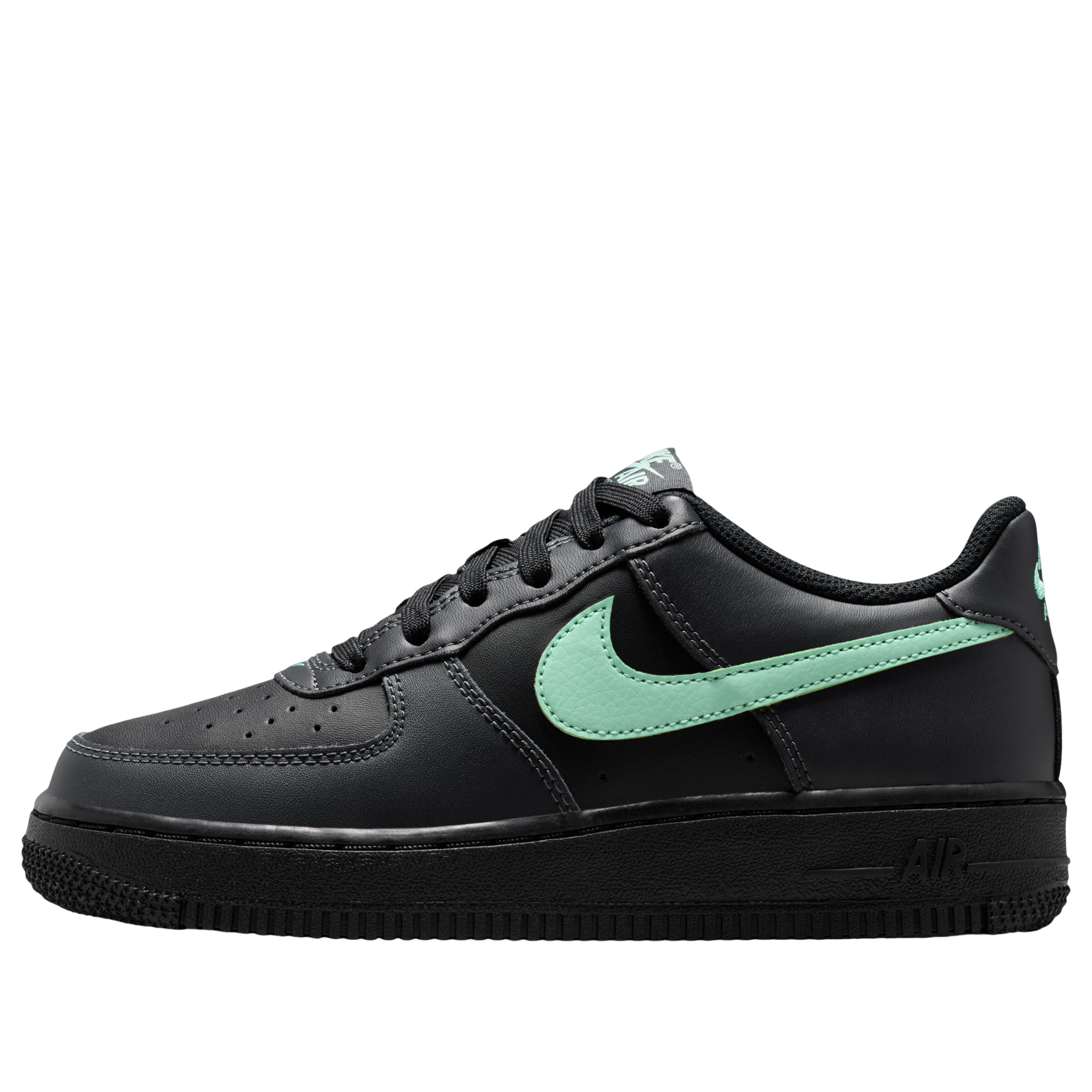 (GS) Nike Air Force 1 Low 'Black Anthracite Arctic Green' CT3839-018