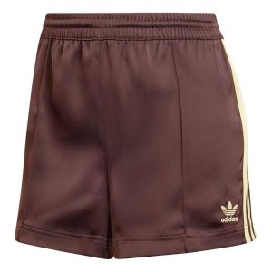 (WMNS) adidas 3-Stripes Satin Shorts Asia Sizing 'Shadow Brown' IR6094