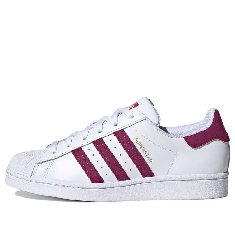 (WMNS) adidas originals Superstar 'White Red Gold' S42645