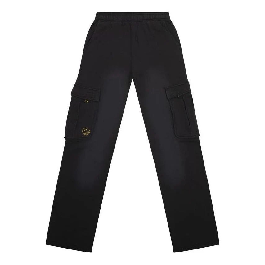 Drew House Oversized Cargo Sweatpant 'Fade Black' DR-FW22-107