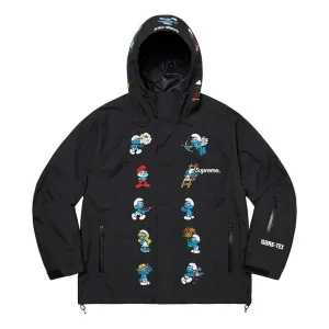 Supreme x Smurfs GORE-TEX Shell Jacket 'Black Blue White' SUP-FW20-015