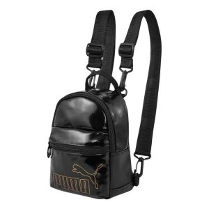 (WMNS) PUMA Core Up Mini-me Backpack 'Black Gold' 078711-01