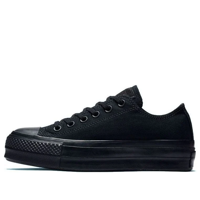 (WMNS) Converse Chuck Taylor All Star Platform Low 'Triple Black' 562926C