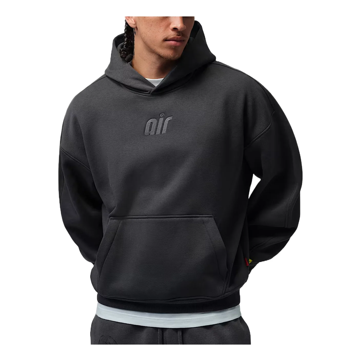 Jordan Brooklyn Fleece Oversized Hoodie 'Anthracite' IV7367-060