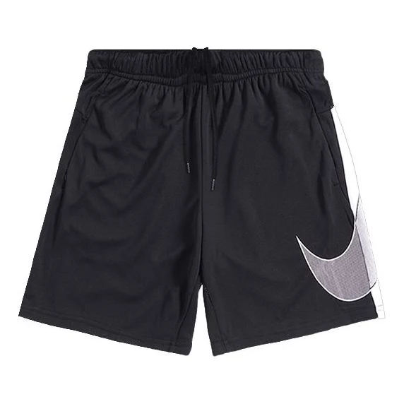 Nike Swoosh Basketball Sports Shorts Men White/Black CJ6690-010