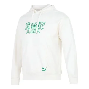PUMA Das CC Graphic Crew Sweater 'White' 539909-93