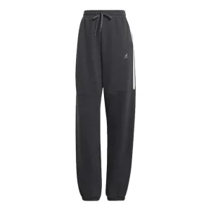 (WMNS) adidas Hyperglam High-Rise Sweatpants Asia Sizing 'Black' HC2919