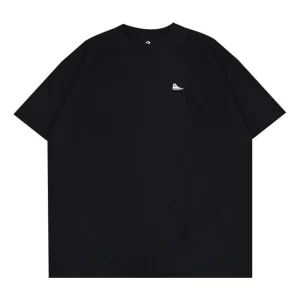 Converse Go-To Sneaker Patch T-Shirt Asia Sizing 'Black' 10025397-A01