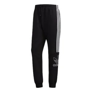 adidas originals Logo Printing Casual Bundle Feet Sports Long Pants Black DX4225