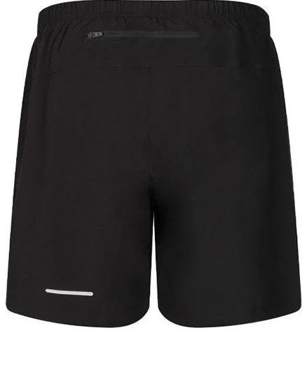 ASICS Logo with Back Zip Pocket Shorts 'Black' 2011D048-001