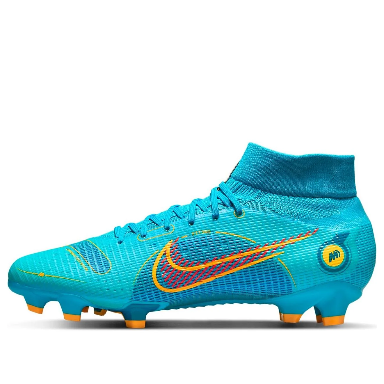 Nike Mercurial Superfly 8 Pro FG 'Chlorine Blue Laser Orange' DJ2848-484