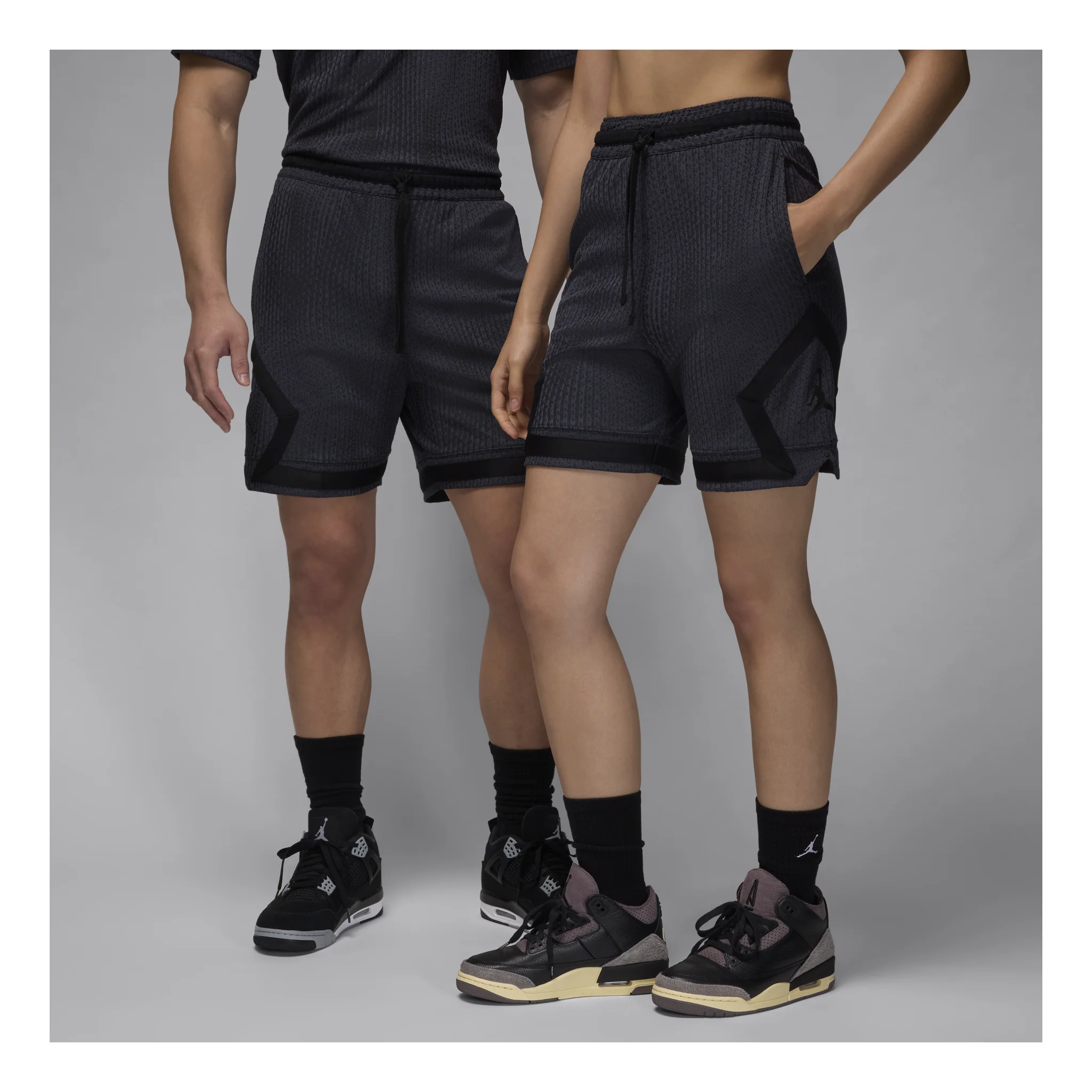 Air Jordan Sport Dri-FIT ADV Diamond Shorts Asia Sizing 'Shadow Grey' FN5868-022
