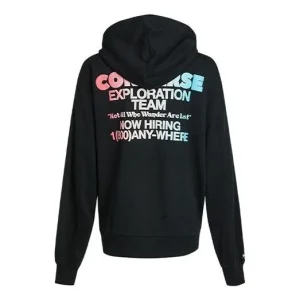 (WMNS) Converse Exploration Team Hoodie Asia Sizing 'Black' 10022259-A01