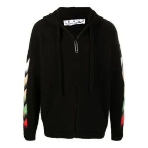 Men's Off-White SS21 Suede Stripe Black OMHA037R21KNI0011084