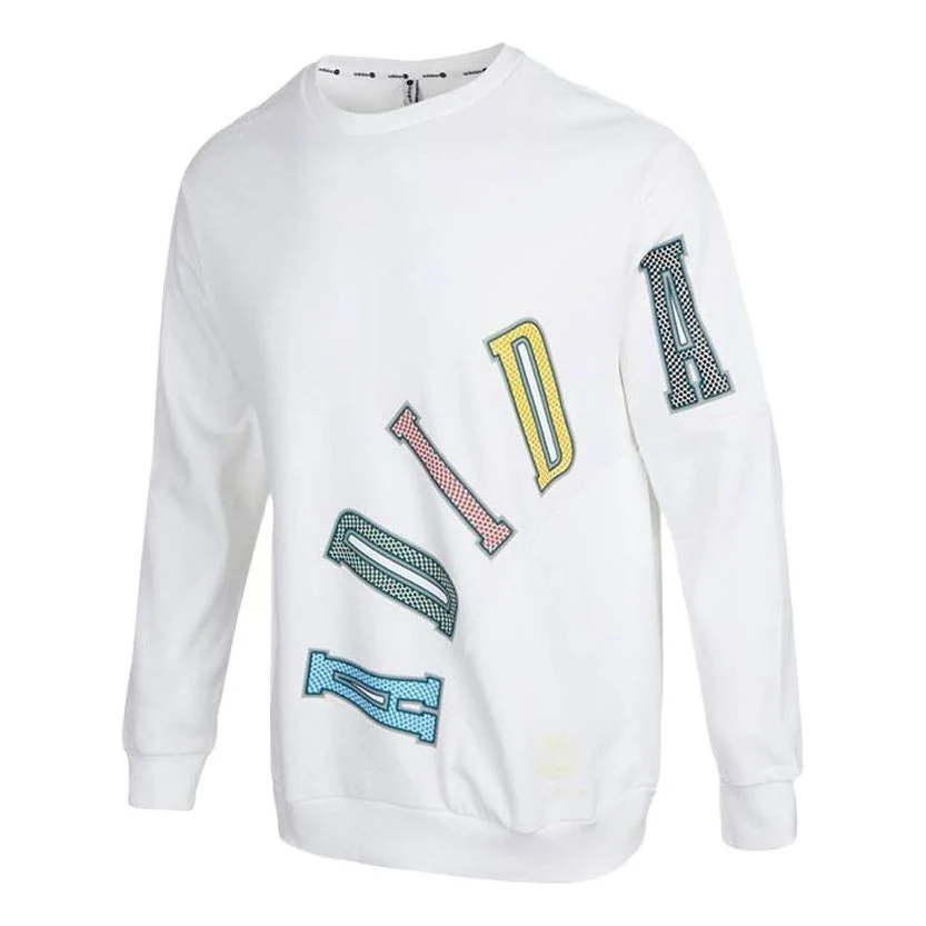 adidas Neo Logo Hoodie Asia Sizing 'White' HM9993