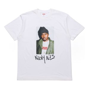 Supreme FW17 Nas Character Printing Short Sleeve Unisex White SUP-FW17-0260