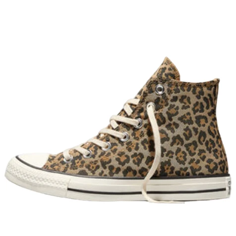 Converse Chuck Taylor All Star Leopard Jacquard 'Egret Black Honey Stick' A19181F