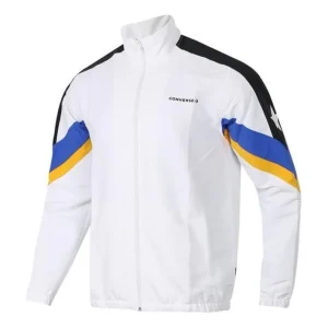 Converse Color Block Track Jacket Asia Sizing 'White' 10006473-A01