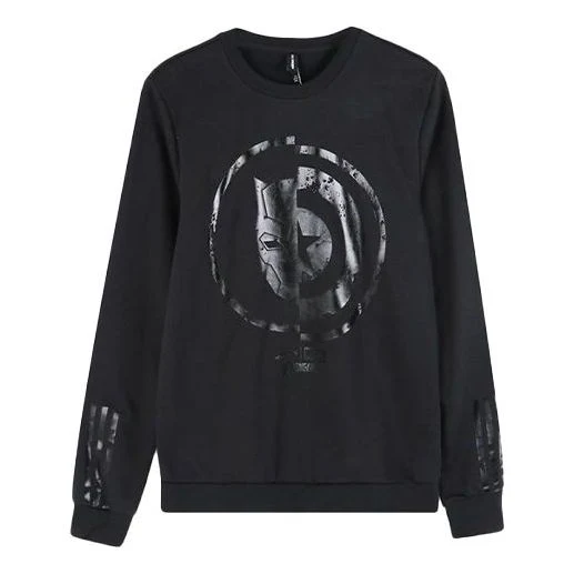 adidas neo U AVNGRS SWT Casual Sports Round Neck Pullover Black DW7810
