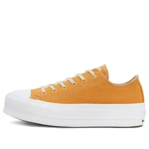 (WMNS) Converse  Chuck Taylor All Star Renew Cotton Platform Low 'Sunflower Gold' 567104C