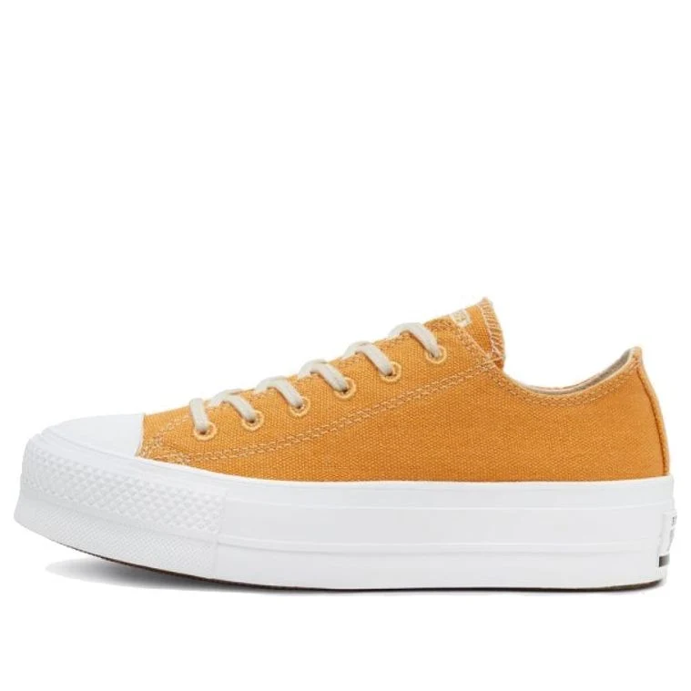 (WMNS) Converse Chuck Taylor All Star Renew Cotton Platform Low 'Sunflower Gold' 567104C