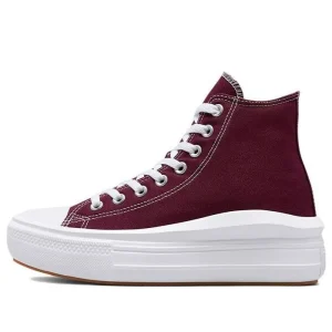(WMNS) Converse Chuck Taylor All Star Move Platform High 'Dark Beetroot' A02430C