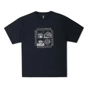 Converse Sensory Graphic T-Shirt Asia Sizing 'Black' 10024612-A02