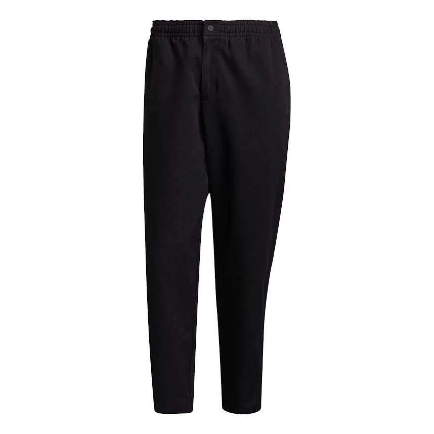 Men's adidas originals C Twill Pant Solid Color Loose Straight Casual Pants/Trousers Autumn Black H11371