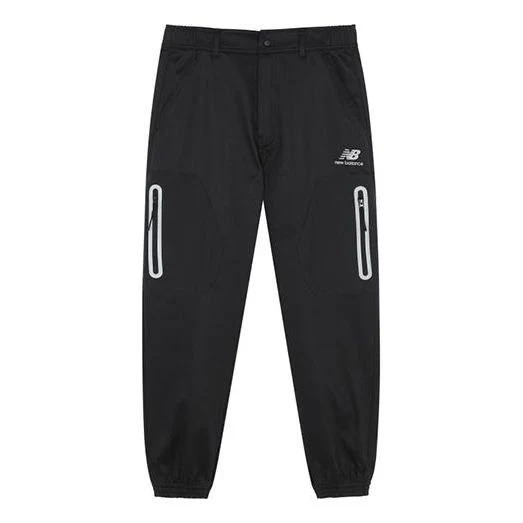 New Balance Logo Classic Cotton Pants Asia Sizing 'Black' AMP14325-BK