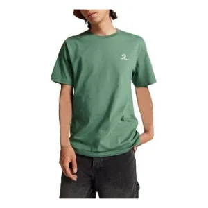 Converse Go-To Embroidered Star Chevron Standard-Fit T-Shirt Asia Sizing 'Olive' 10023876-A32