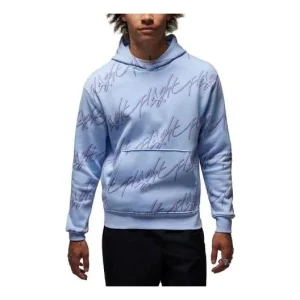 Air Jordan Fleece Pullover Hoodie 'Blue' FB7318-425
