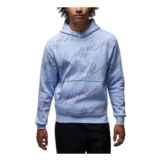 Air Jordan Fleece Pullover Hoodie 'Blue' FB7318-425
