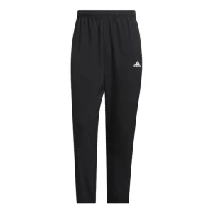 adidas 3-Stripes Loose Fit Light Woven Track Pants 'Black' IA9385
