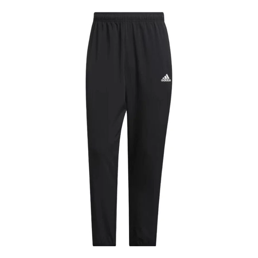 adidas 3-Stripes Loose Fit Light Woven Track Pants 'Black' IA9385