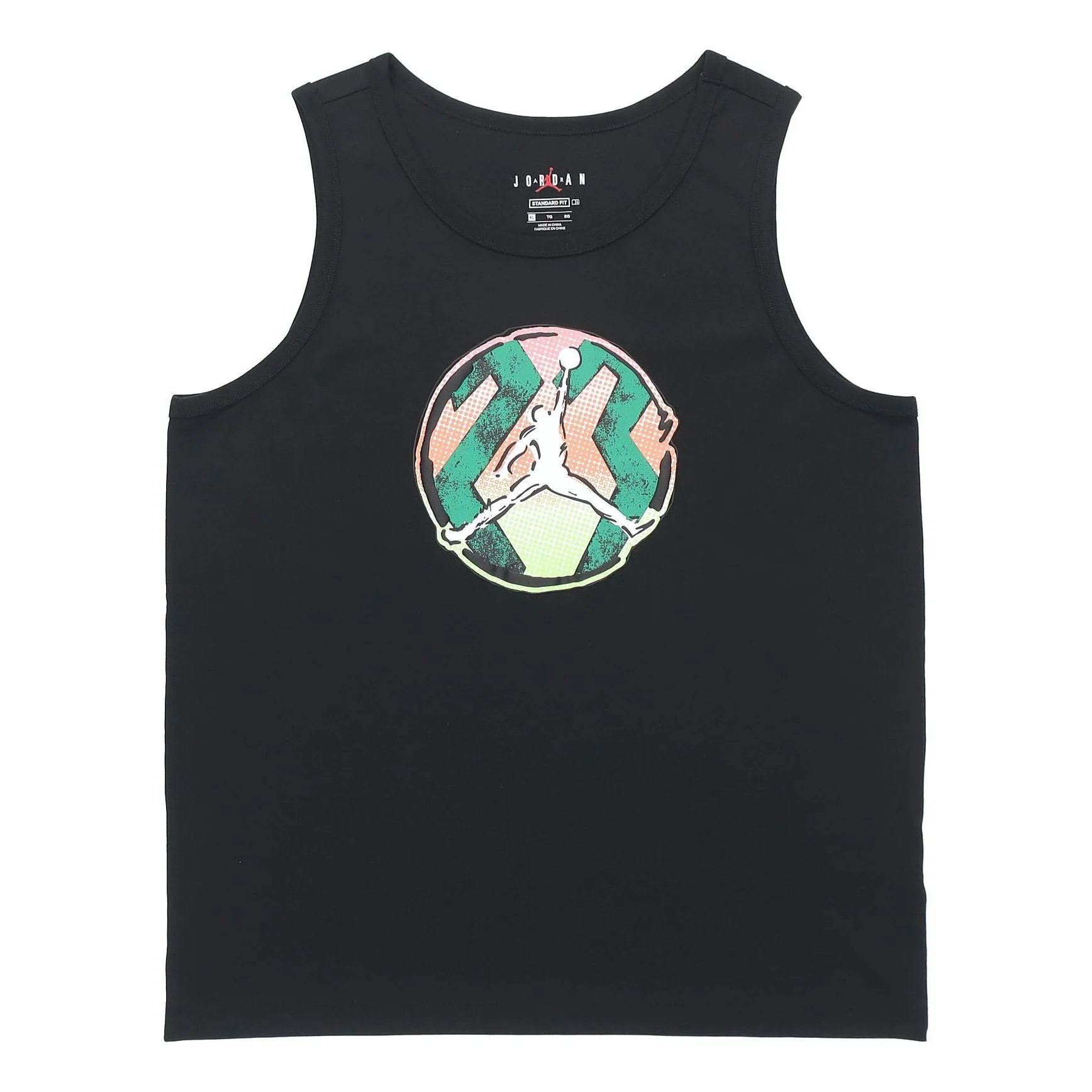 Men's Air Jordan Sport Dna Printing Casual Sports Running Black Vest CZ8296-010
