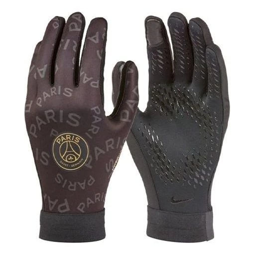 Air Jordan x Paris Saint-Germain HyperWarm Soccer Gloves 'Brown Black' CU1594-010
