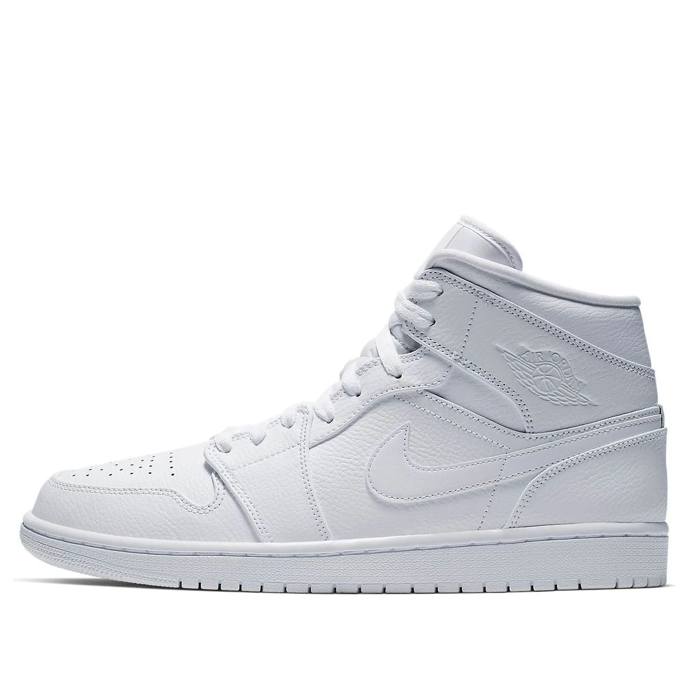 Air Jordan 1 Mid 'Triple White 2019' 554724-129