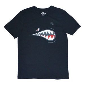 Nike AF1 Quick Dry Sports Shark Short Sleeve Black AQ5525-010