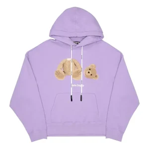 Palm Angels FW21 Bear Hoodie 'Lilac Brown' PMBB058F21FLE0073660