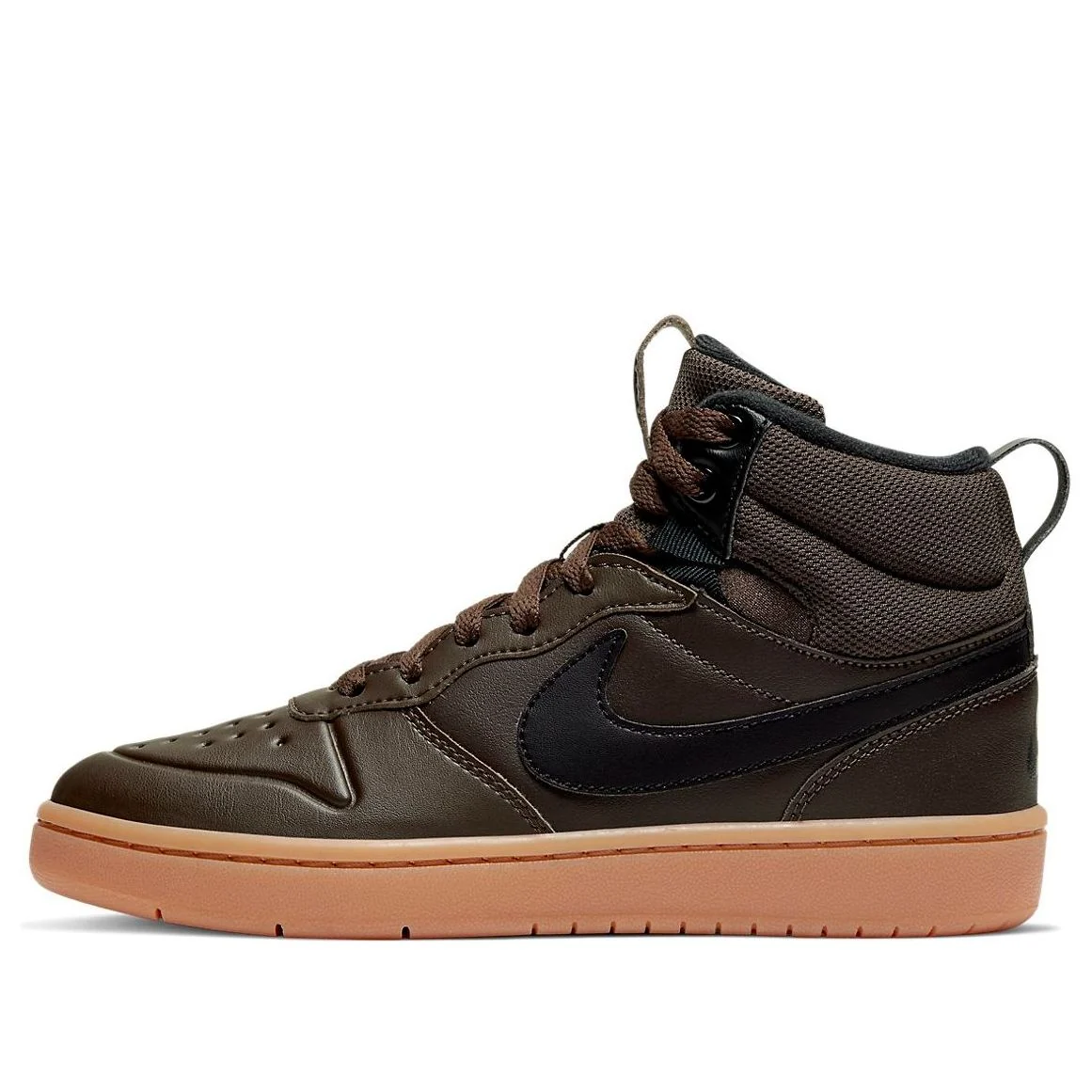 (GS) Nike Court Borough Mid 2 Boot 'Baroque Brown Gum' BQ5440-200