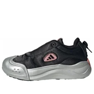(WMNS) adidas MAXXCOURT FOS 'Black Silver Pink' JH7227