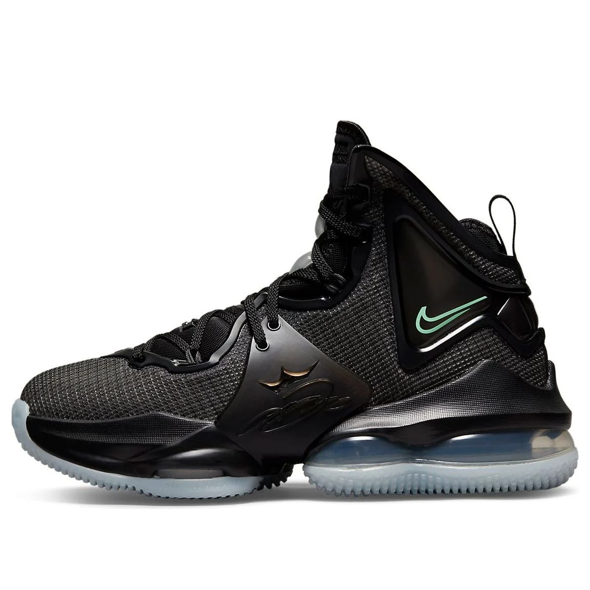 (GS) Nike LeBron 19 'Black Green Glow' DD0418-003