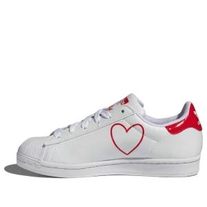 (WMNS) adidas Superstar 'White Scarlet' FX8729