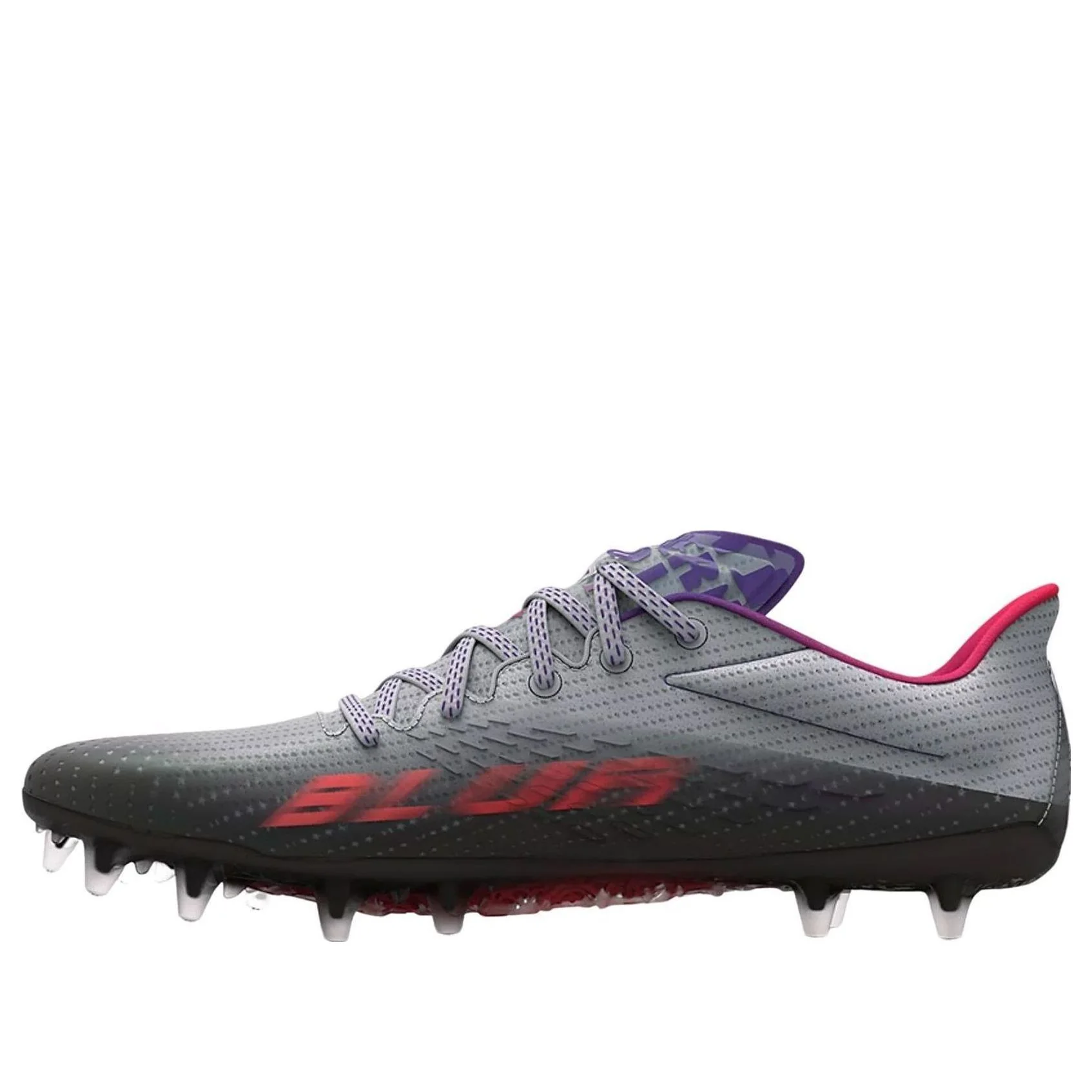 (WMNS) Under Armour Blur Smoke MC Football Cleats 'Grey Black' 3025123-100