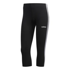 (WMNS) adidas 3-Stripes 3/4 Tights Asia Sizing 'Black White' DZ8467