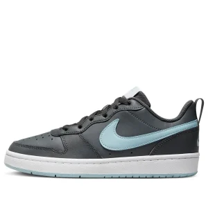 (GS) Nike Court Borough Low 2 'Iron Grey Ocean Bliss' BQ5448-018